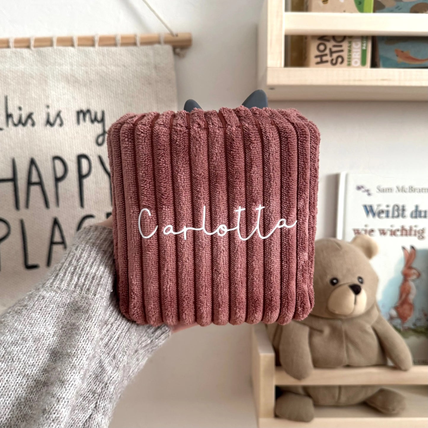 Toniebox 2 Schutzhülle Breitcord rostrot Hauniper