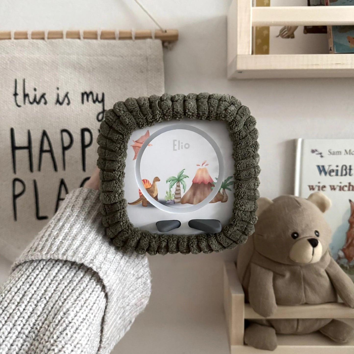 Toniebox 2 Schutzhülle Breitcord olivgrün Hauniper