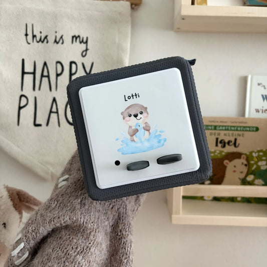 Toniebox Schutzfolie personalisiert Otter Hauniper