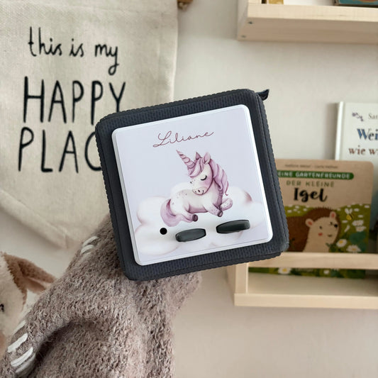 Toniebox Schutzfolie personalisiert Einhorn Hauniper