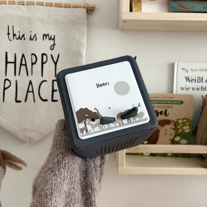 Toniebox Schutzfolie personalisiert Safari beige Hauniper