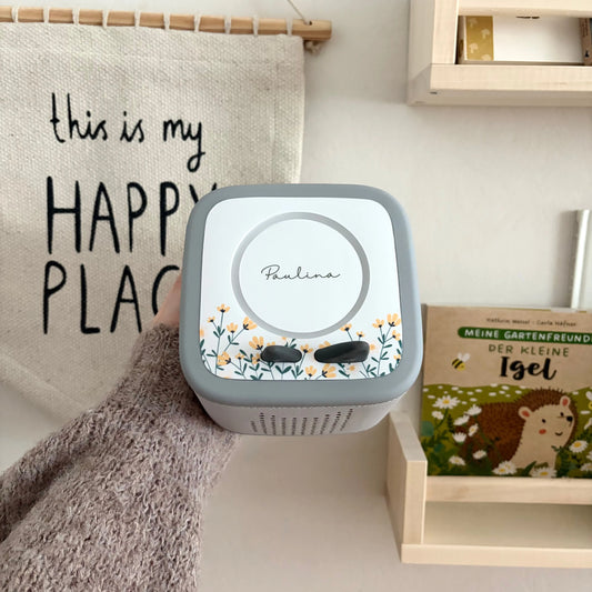 Toniebox 2 Schutzfolie personalisiert Wiese gelb Hauniper