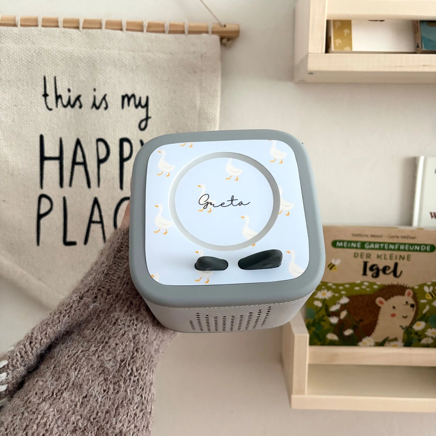 Toniebox 2 Schutzfolie personalisiert Gänse Hauniper