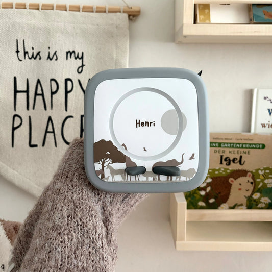 Toniebox 2 Schutzfolie personalisiert Safari beige Hauniper