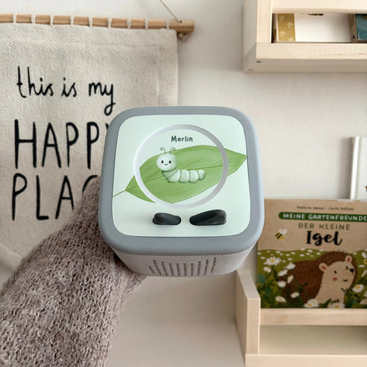 Toniebox 2 Schutzfolie personalisiert Raupe Hauniper