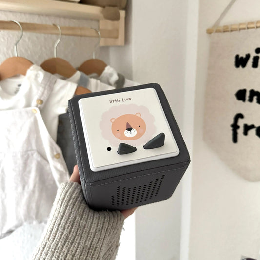 Toniebox Schutzfolie personalisiert Löwe Hauniper