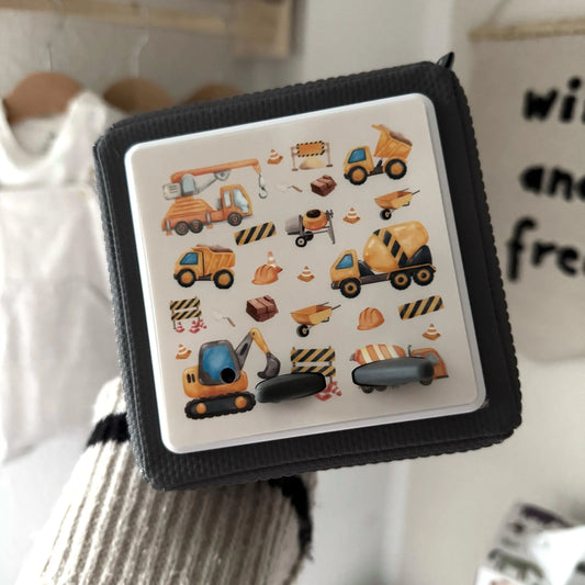 Toniebox Schutzfolie personalisiert Baustelle Hauniper